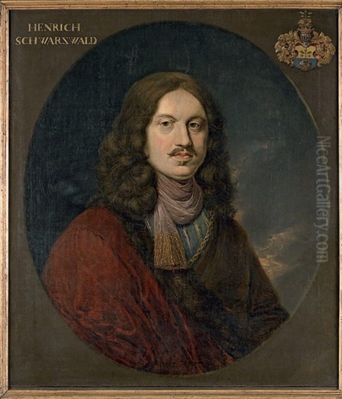 Heinrich Schwarzwald Oil Painting by Andreas Stech