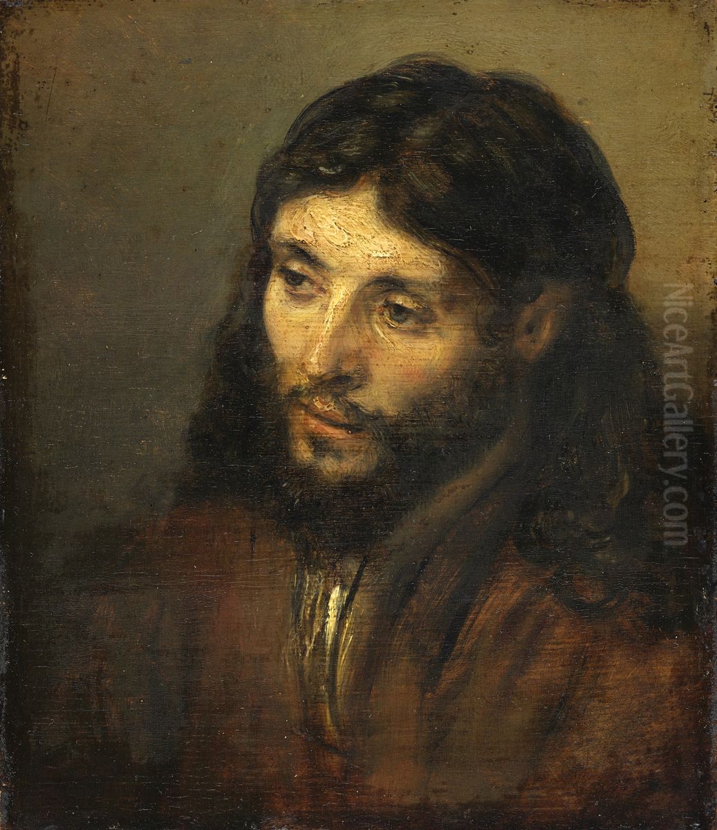 Christuskopf Oil Painting by Rembrandt