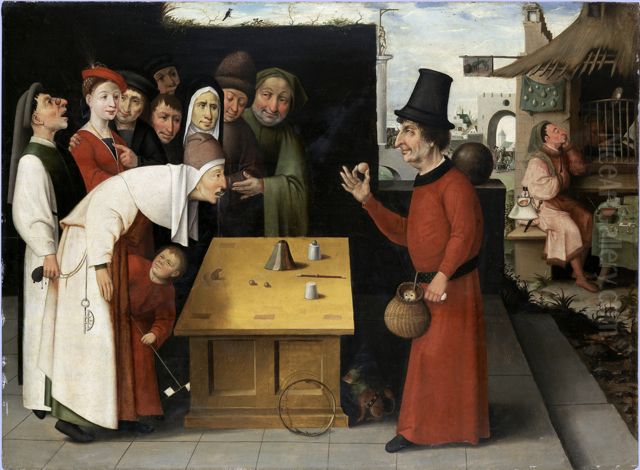 The Conjurer Oil Painting by Hieronymous Bosch