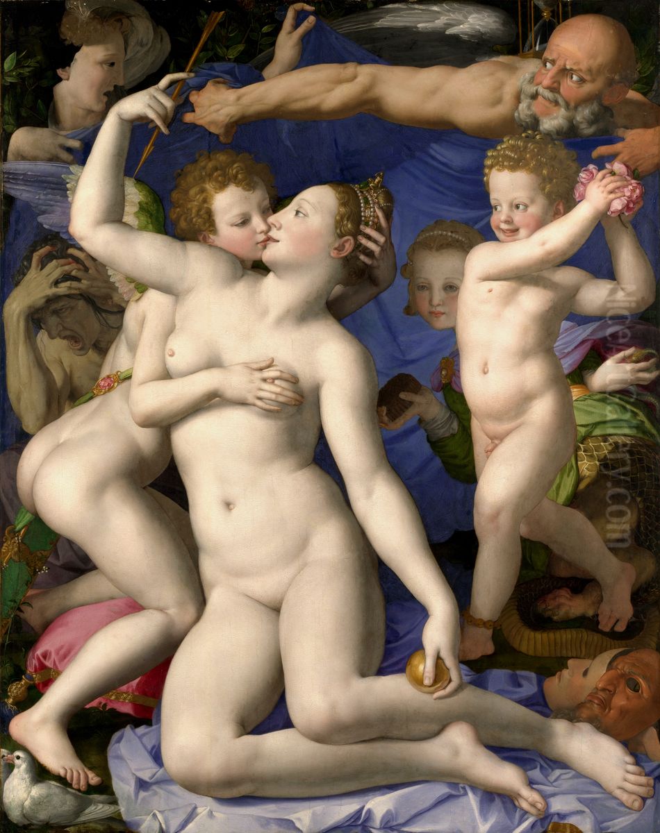 Alegoria del triunfo de Venus Oil Painting by Bronzino