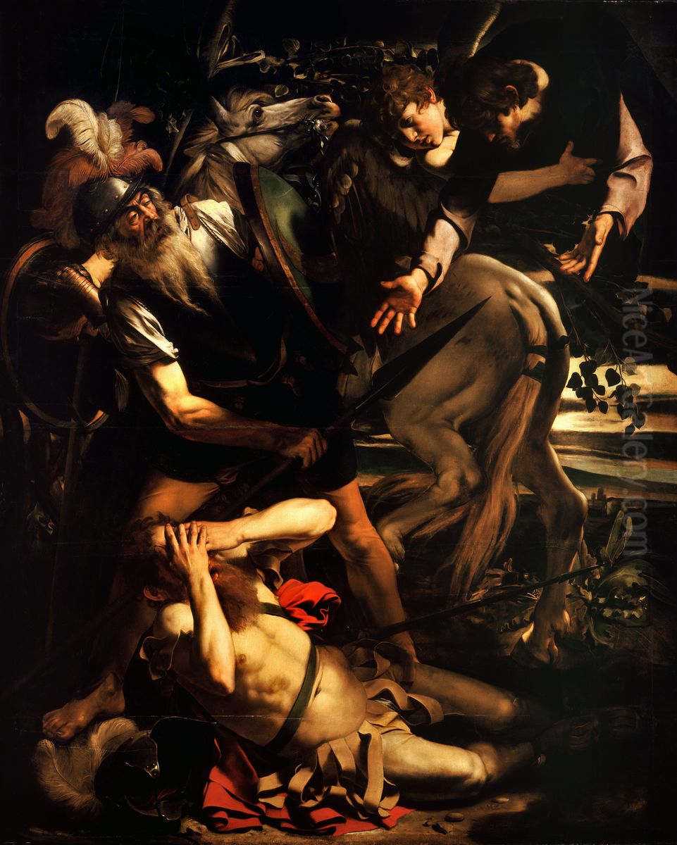 The Conversion of Saint Paul Oil Painting by Caravaggio