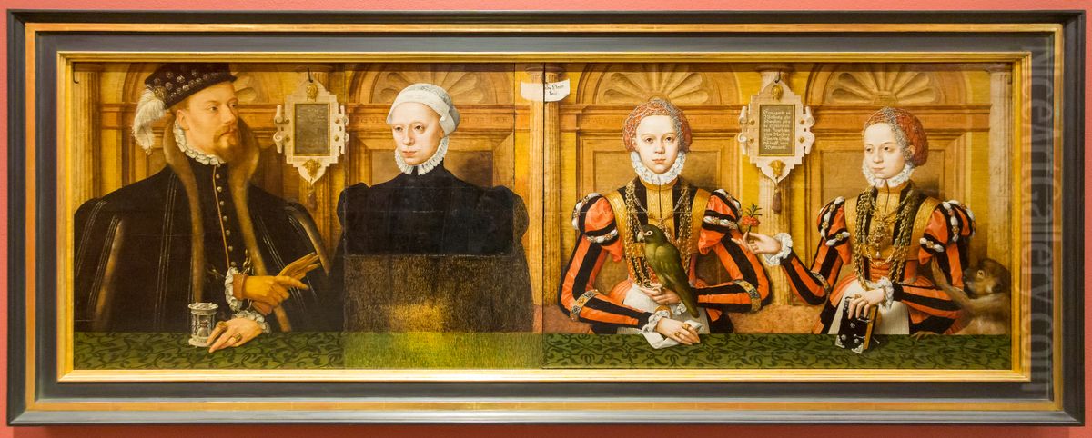 Family Portrait of John II of Rietberg Oil Painting by Hermann Tom Ring