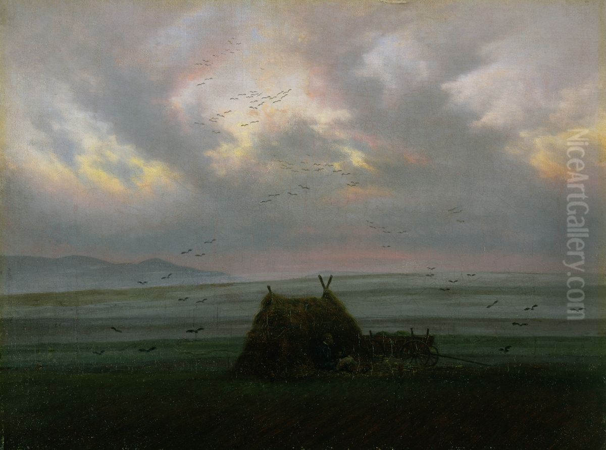 Waft of Mist Oil Painting by Caspar David Friedrich