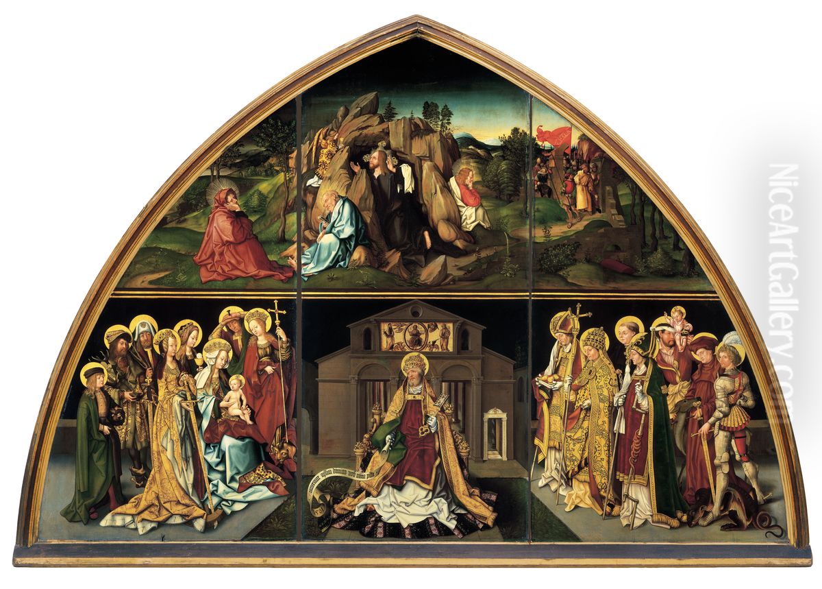 Basilica San Pietro Oil Painting by Hans Burgkmair the elder