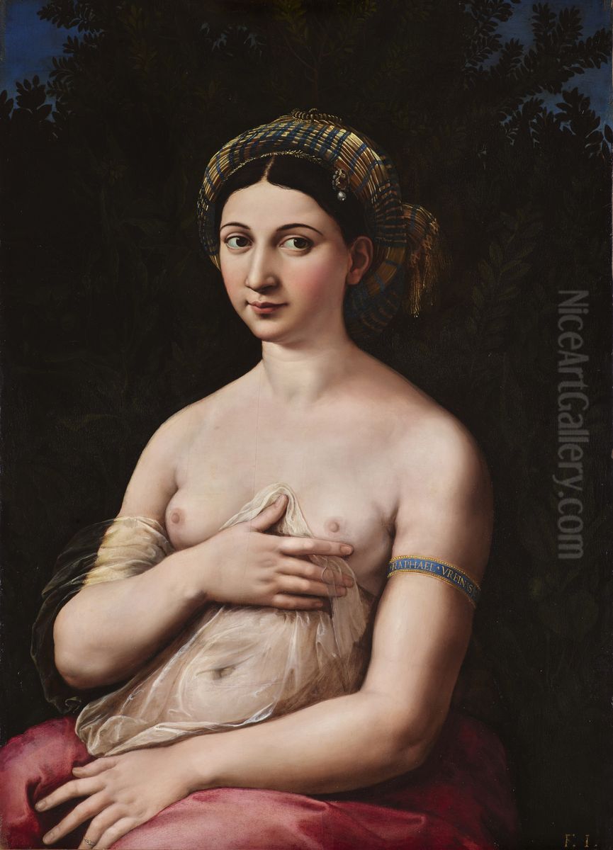 La fornarina Oil Painting by Raphael