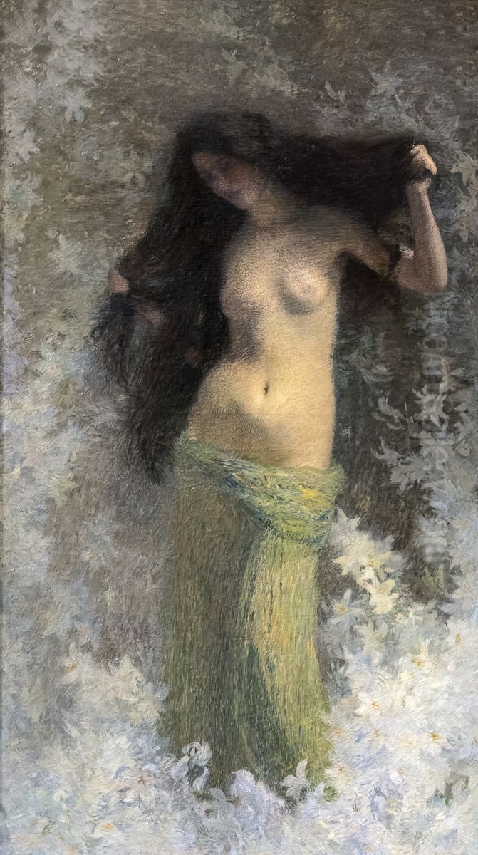 BeautyFrancais:BeauteItaliano:Bellezza Oil Painting by Henri-Jean Guillaume Martin