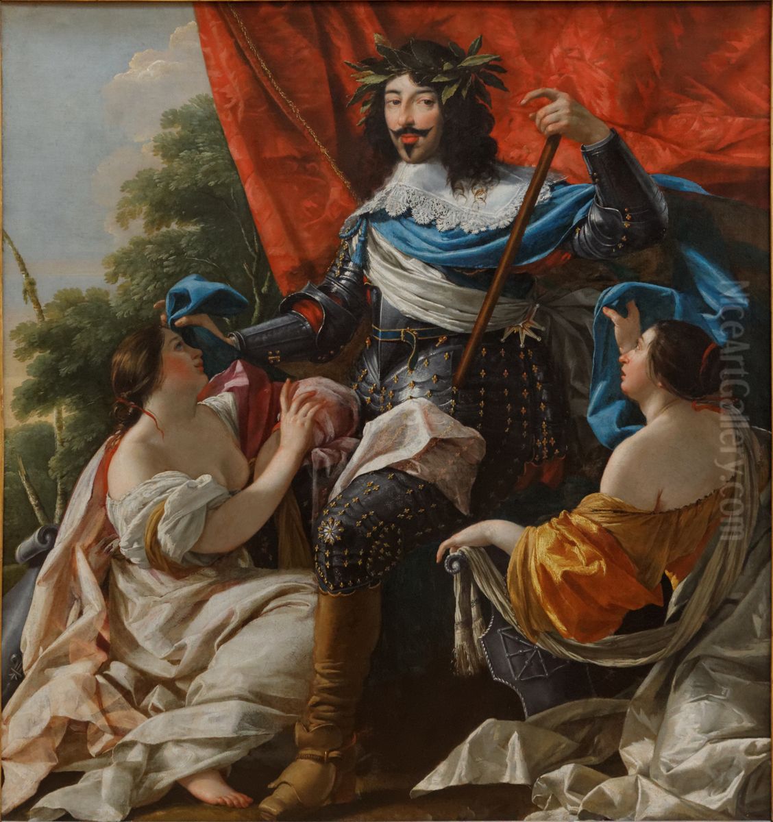 Louis XIII Oil Painting by Simon Vouet