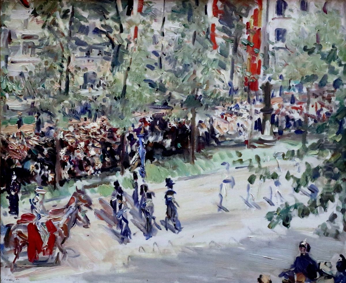 Parade Oil Painting by Max Slevogt