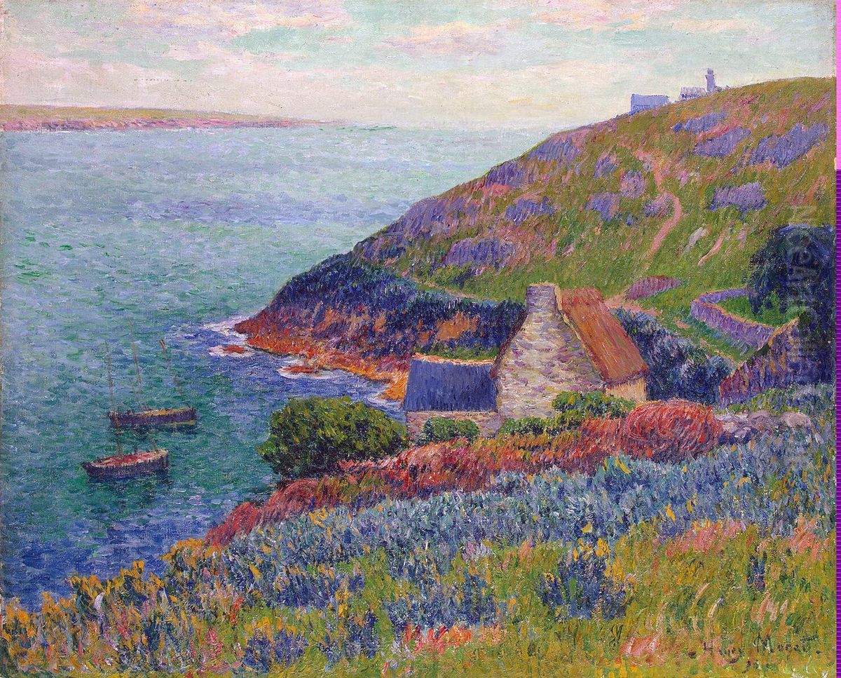 Port Manech Oil Painting by Henry Moret