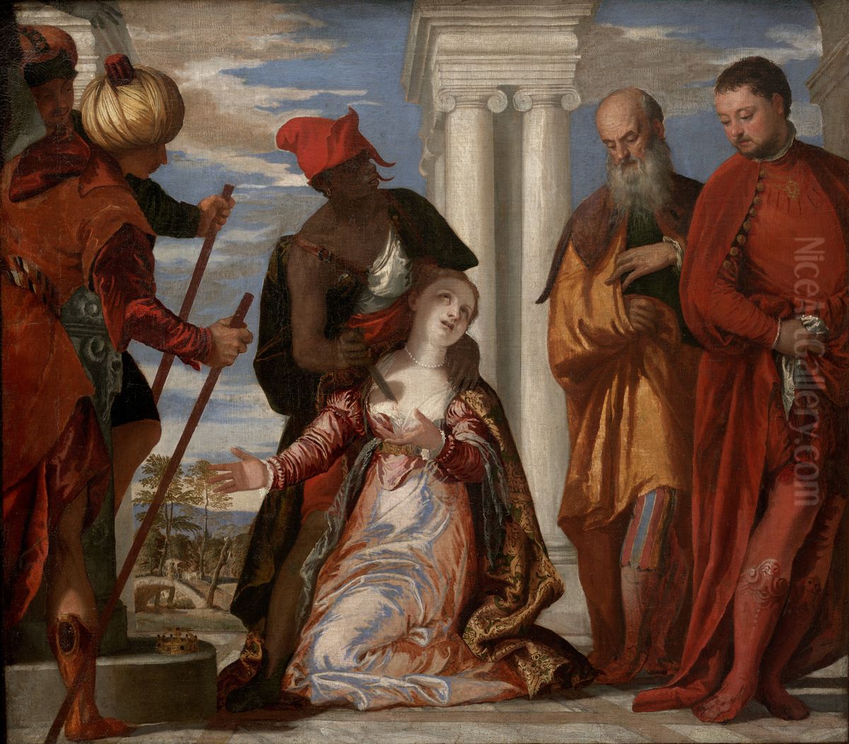 Martyrdom of Saint Justina Oil Painting by Paolo Veronese (Caliari)