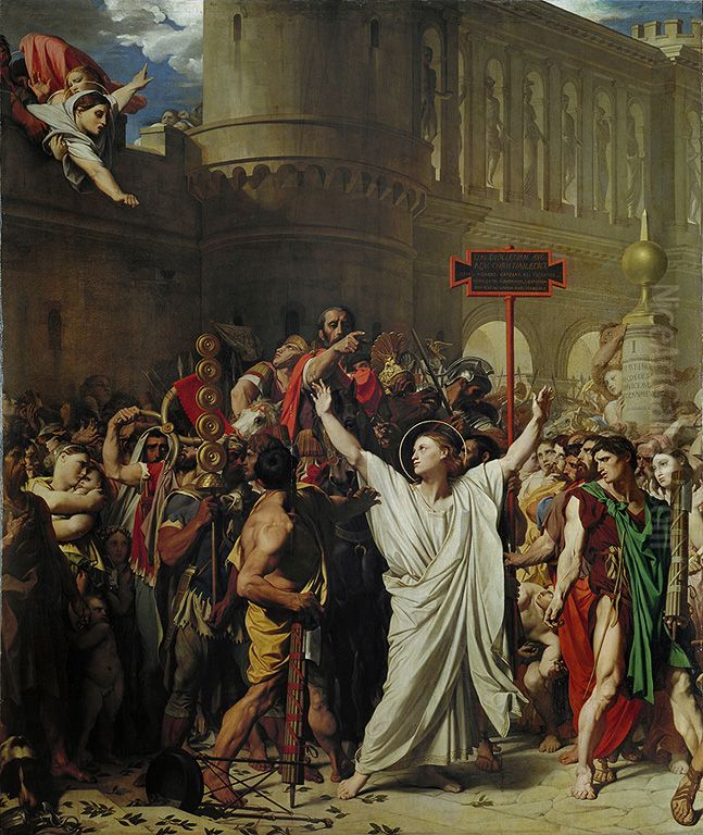 Martyr of Saint-Symphorien Oil Painting by Jean Auguste Dominique Ingres