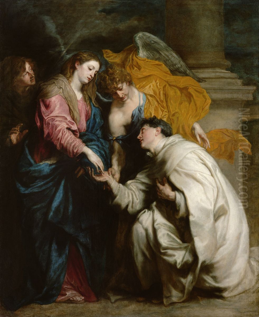 The Vision of the Blessed Hermann Joseph Oil Painting by Sir Anthony Van Dyck