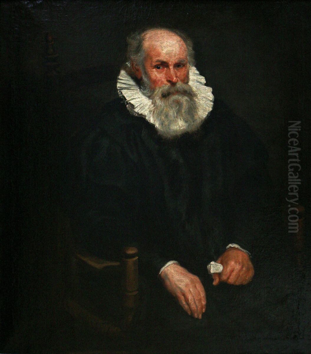 Portrait of an old man Oil Painting by Sir Anthony Van Dyck