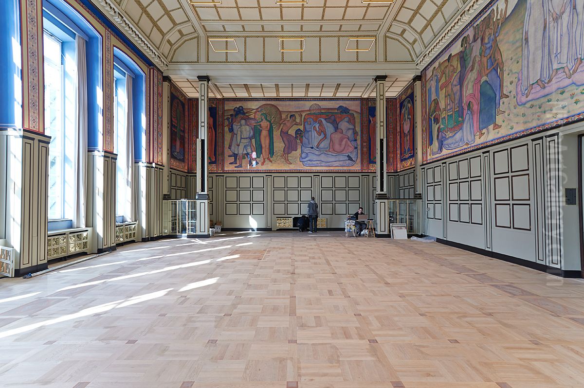 The eternal wave Oil Painting by Willy von Beckerath