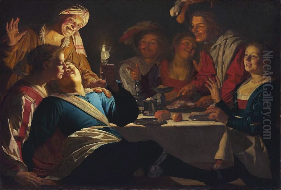 The prodigal son Oil Painting by Gerard van Honthorst