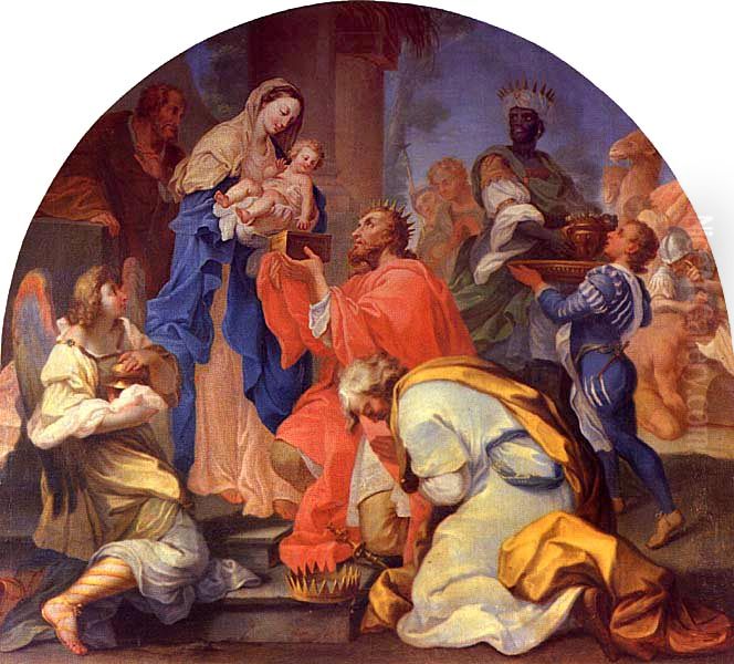 The Adoration of the Magi Oil Painting by Andre Goncalves