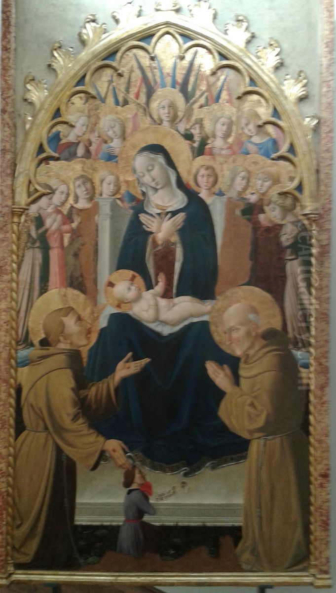 Madonna with child Oil Painting by Niccolo di Liberatore