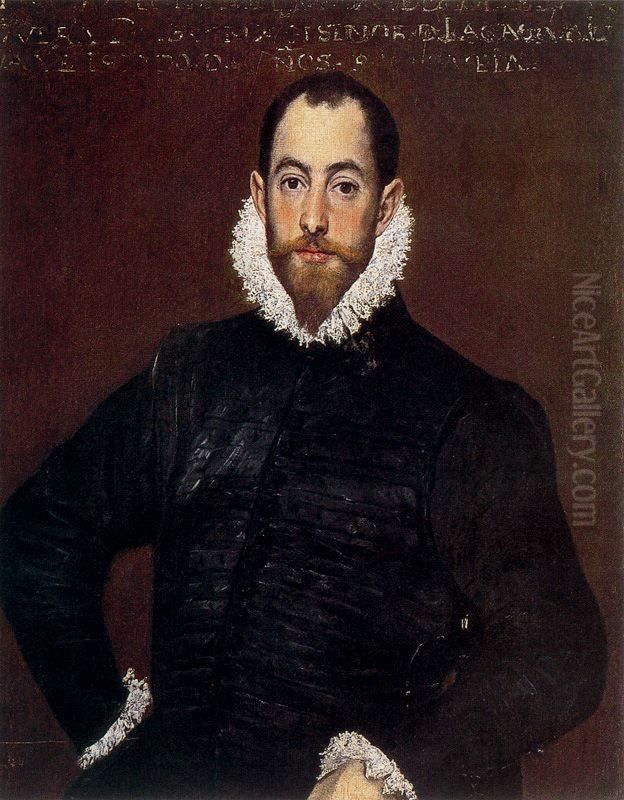 Portrait of a Gentleman from the Casa de Leiva Oil Painting by El Greco