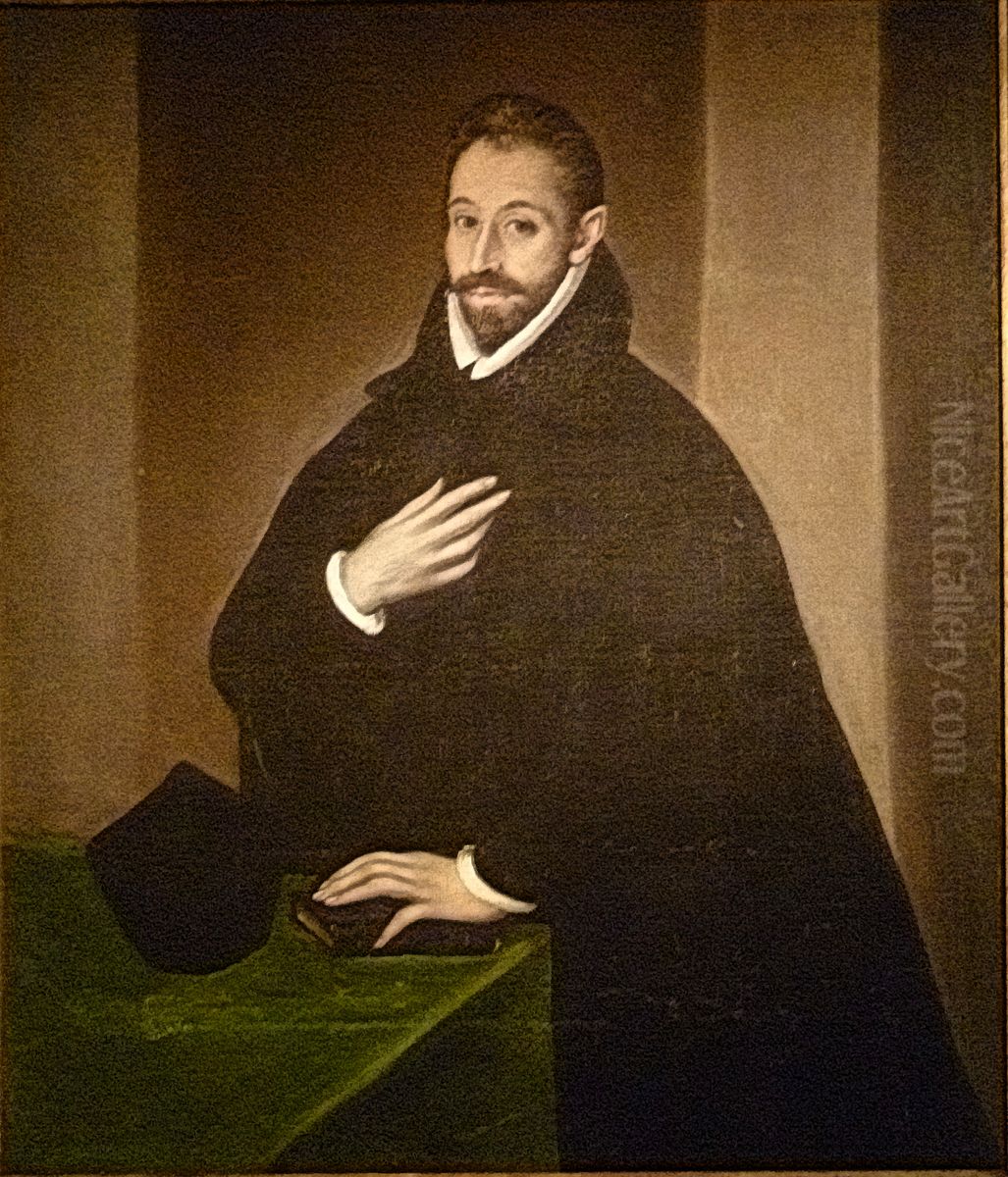 Portrait of Don Garcia Ibanez de Mugica Bracamonte Oil Painting by El Greco