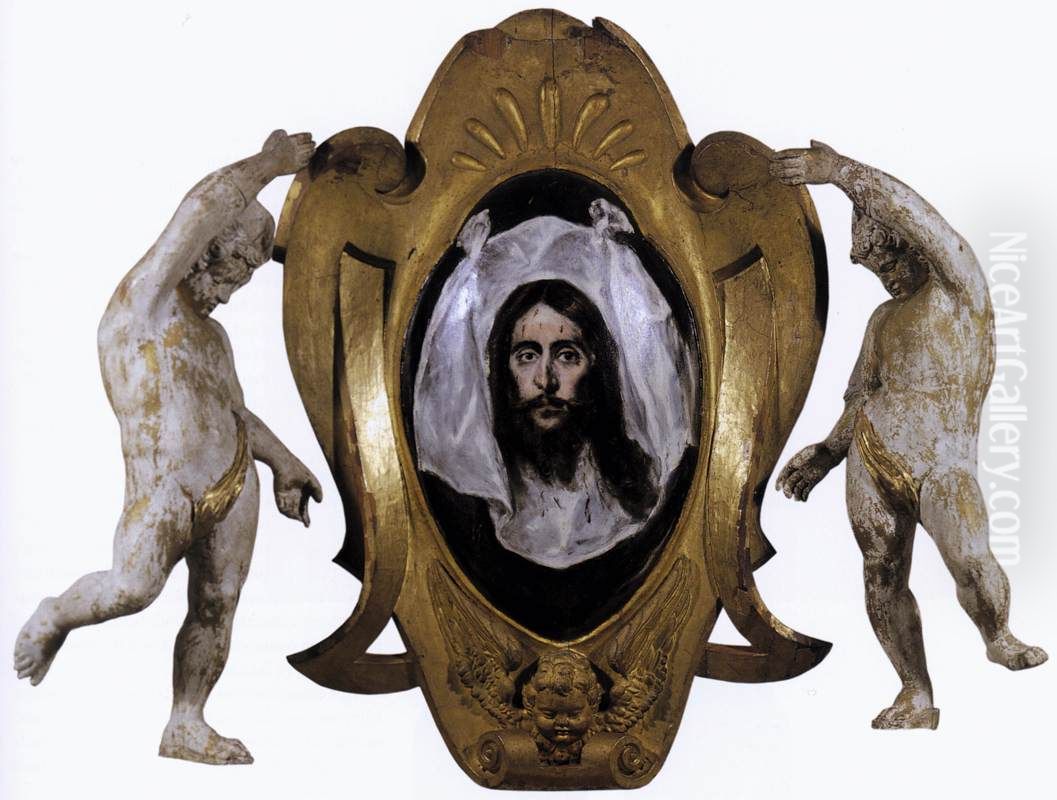 The Veil of Veronica Oil Painting by El Greco