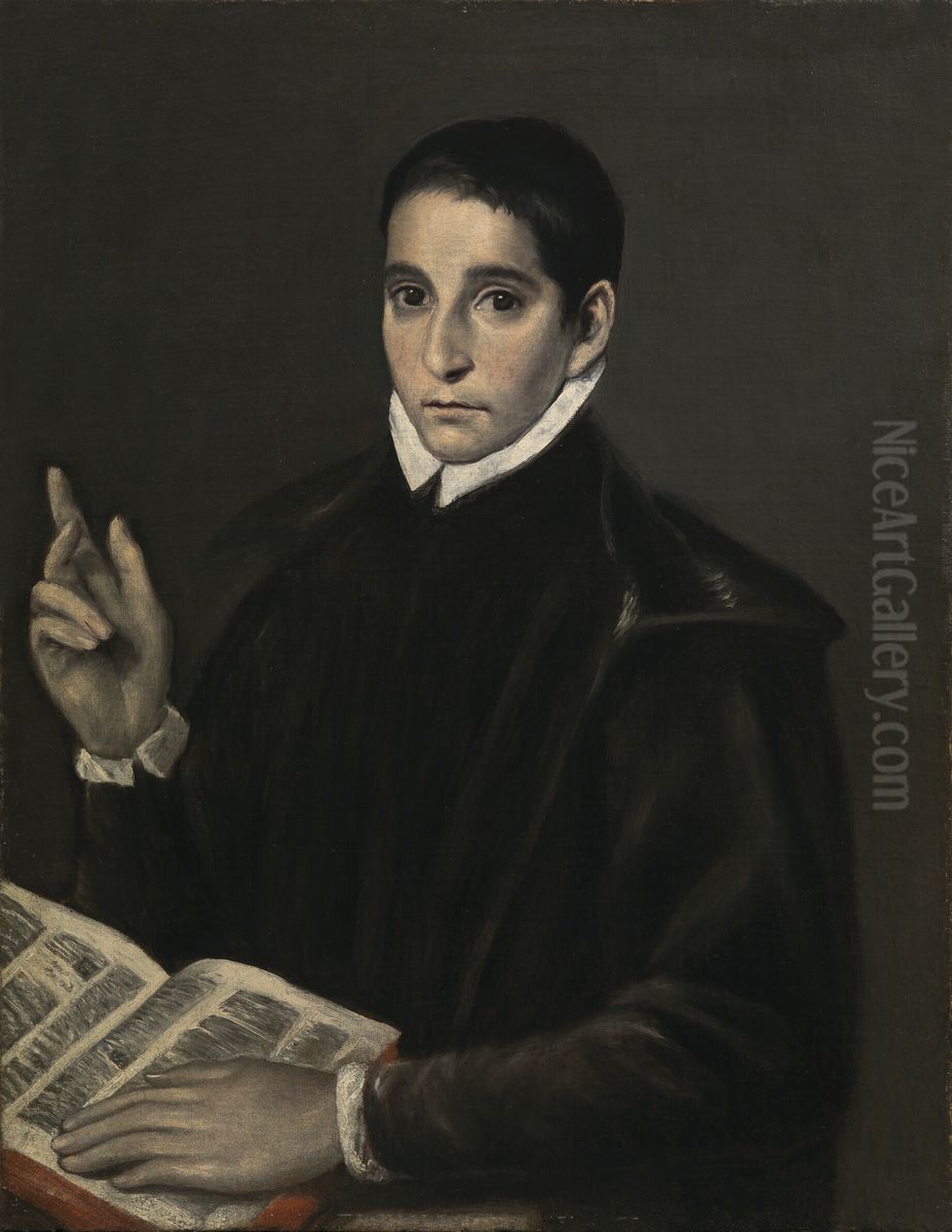 Portrait of Luis Gonzaga Oil Painting by El Greco