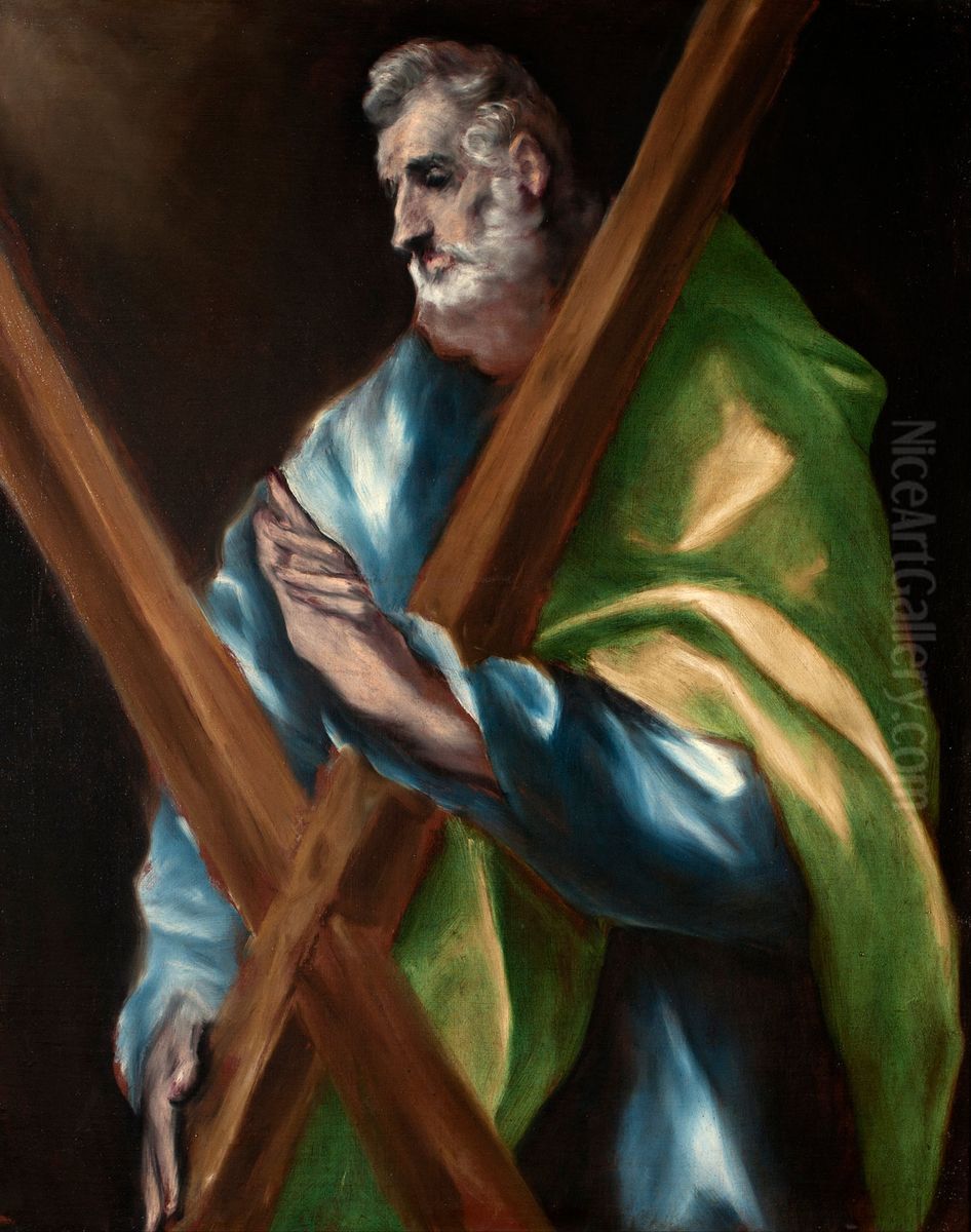 San Andres Apostol Oil Painting by El Greco