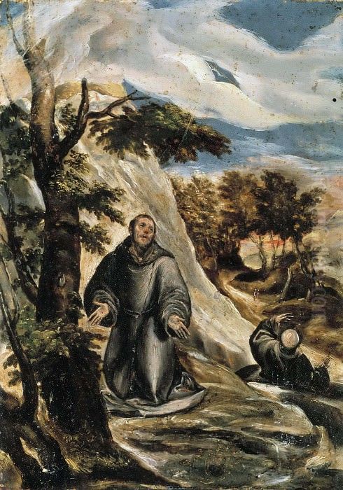 La estigmatizacion de san Francisco Oil Painting by El Greco