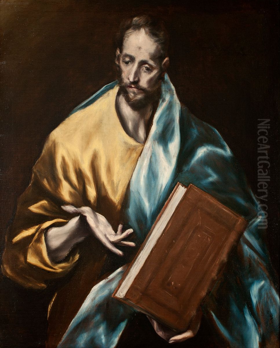 El apostol Santiago el Menor Oil Painting by El Greco
