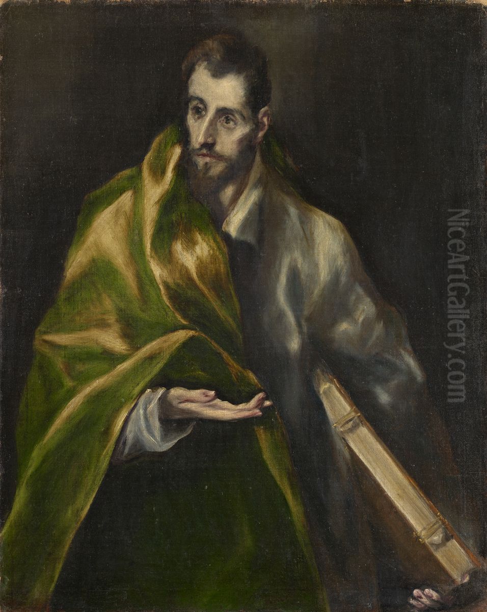 St James the Greater Oil Painting by El Greco