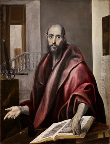 San Pablo Oil Painting by El Greco