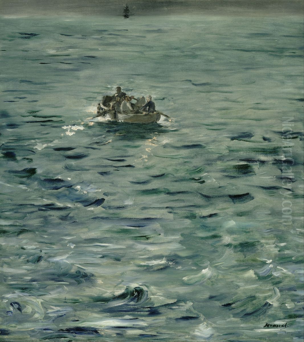 Rochefort's Escape Oil Painting by Edouard Manet