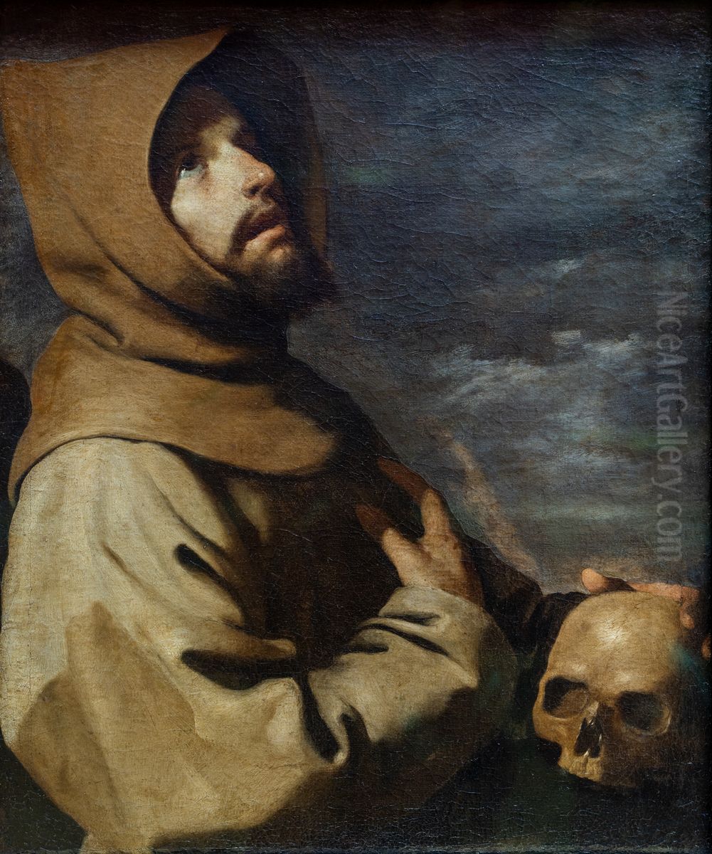 Saint Francis in Ecstasy Oil Painting by Francisco De Zurbaran