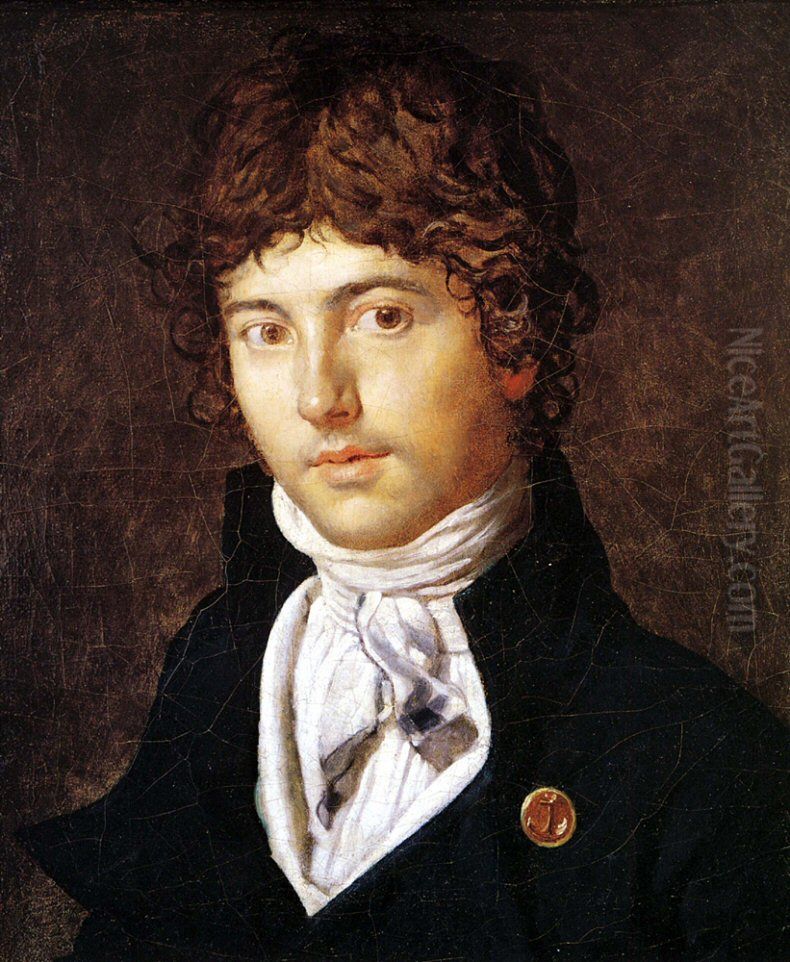 Portrait of Pierre-Francois Bernier (1779-1803) Oil Painting by Jean Auguste Dominique Ingres