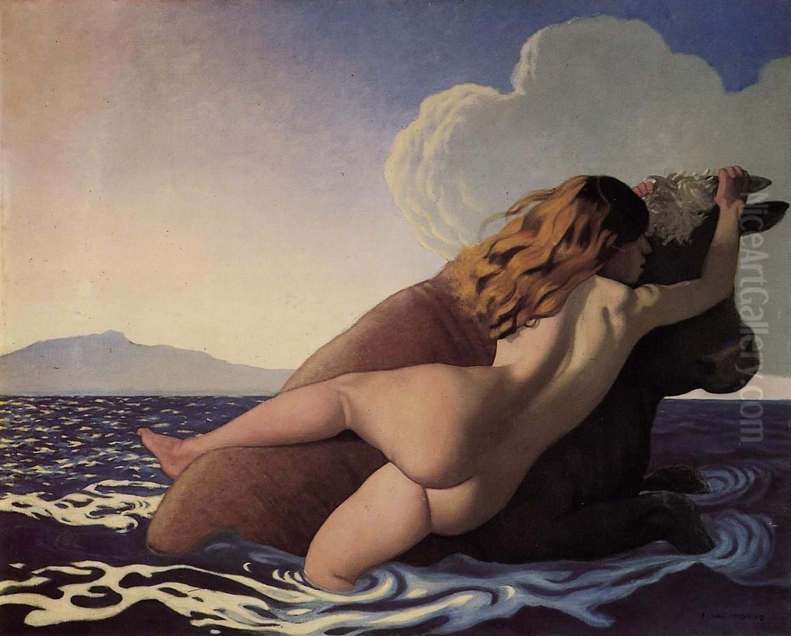 Die Entfuhrung der Europa Oil Painting by Felix Vallotton