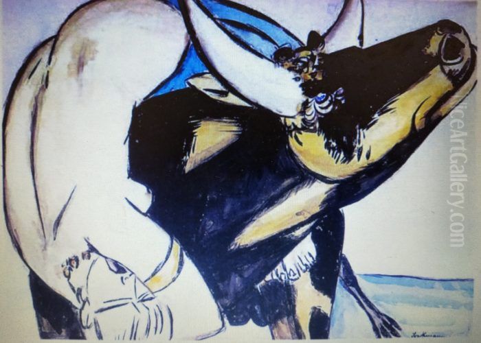 The Abduction of Europe Oil Painting by Max Beckmann