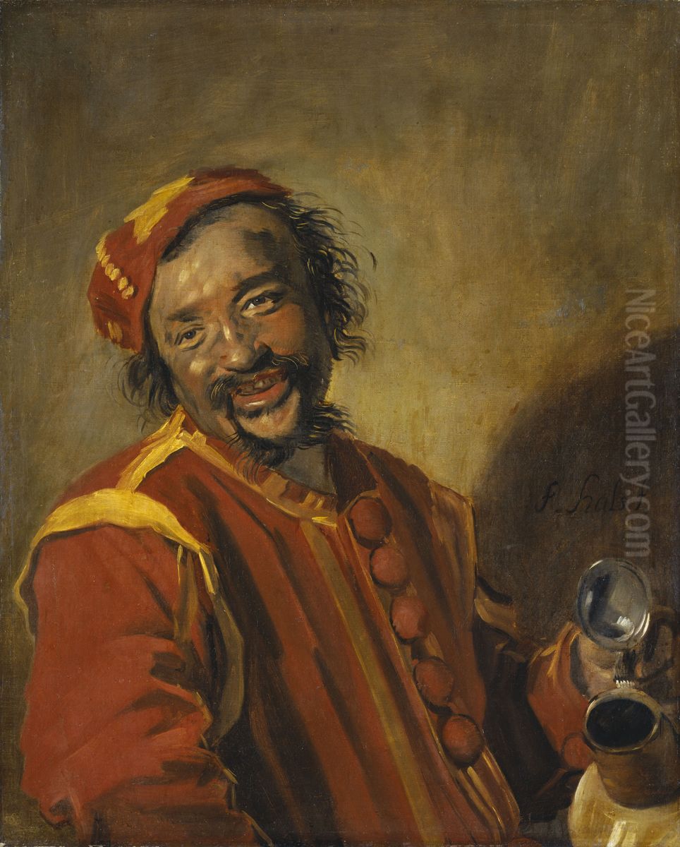 Peeckelhaeringh Oil Painting by Frans Hals
