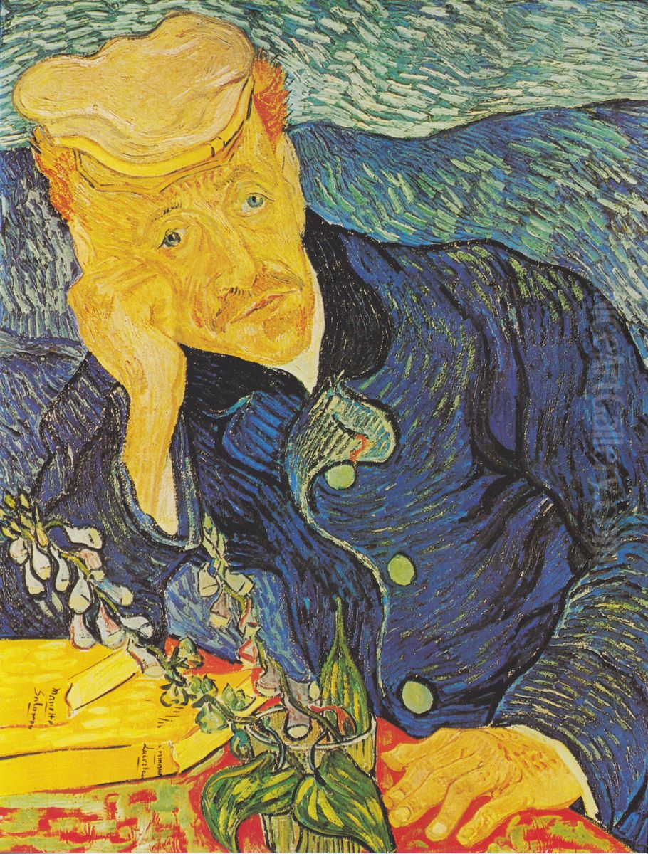 Portrait du docteur Gachet Oil Painting by Vincent Van Gogh