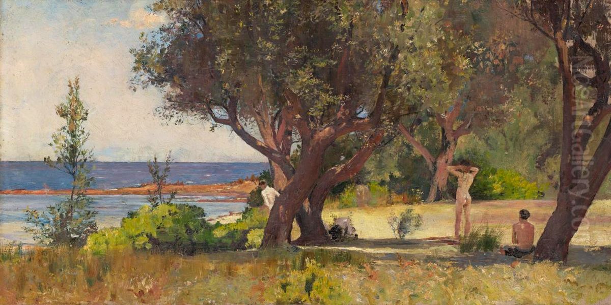 The Sunny South Oil Painting by Tom Roberts