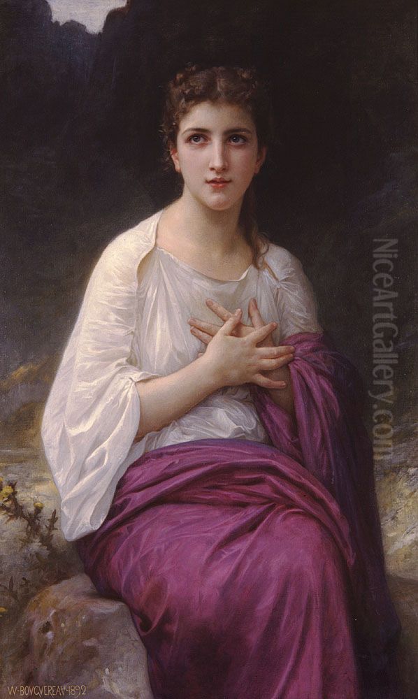 Psyche Oil Painting by William-Adolphe Bouguereau