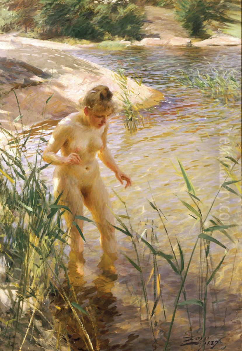 Reflexer Oil Painting by Anders Zorn