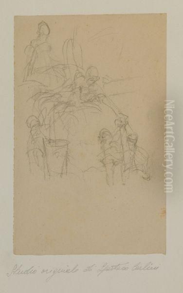 Senza Titolo Oil Painting by Spartaco Carlini