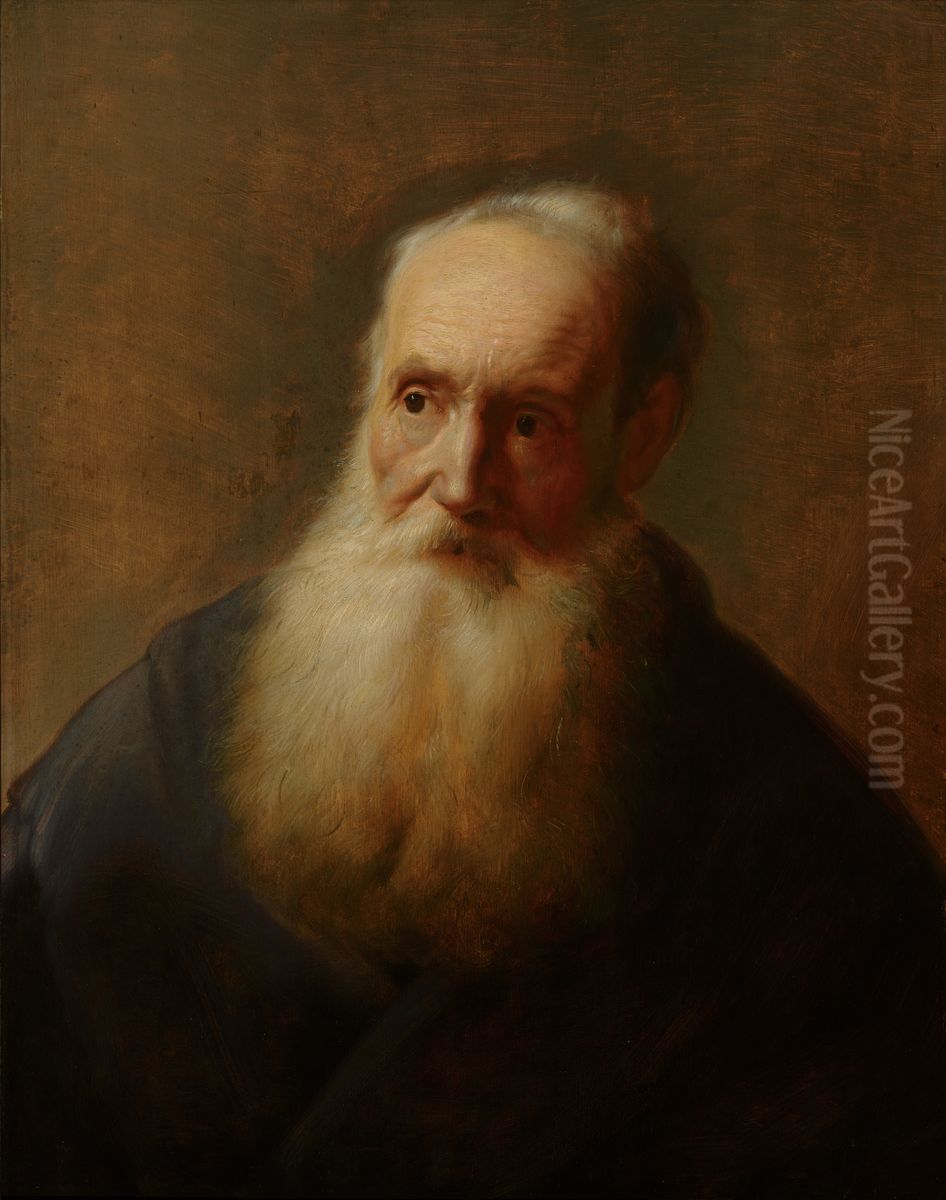 'Tronie' of an Old Man Oil Painting by Jan Lievens