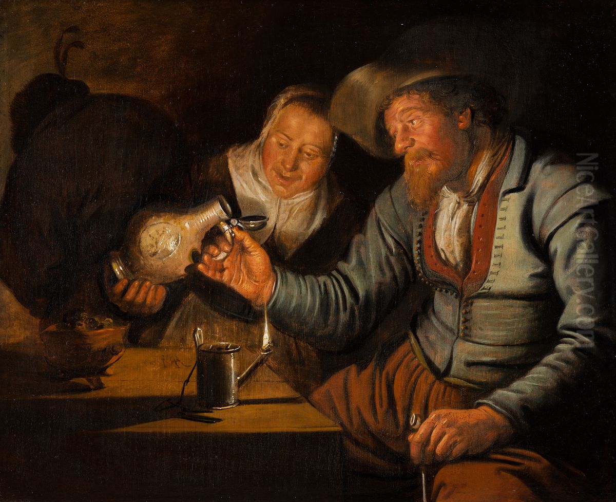 Sight Oil Painting by Jan Miense Molenaer