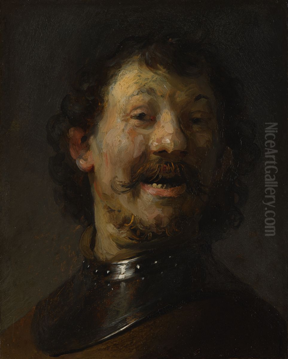 The Laughing Man Oil Painting by Rembrandt
