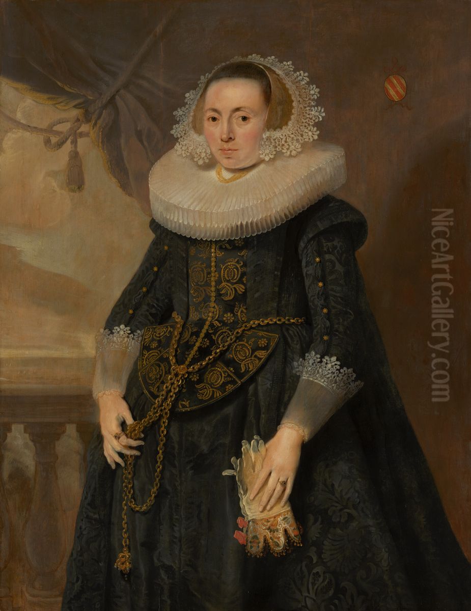 Portrait of a Lady Oil Painting by Pieter Soutman