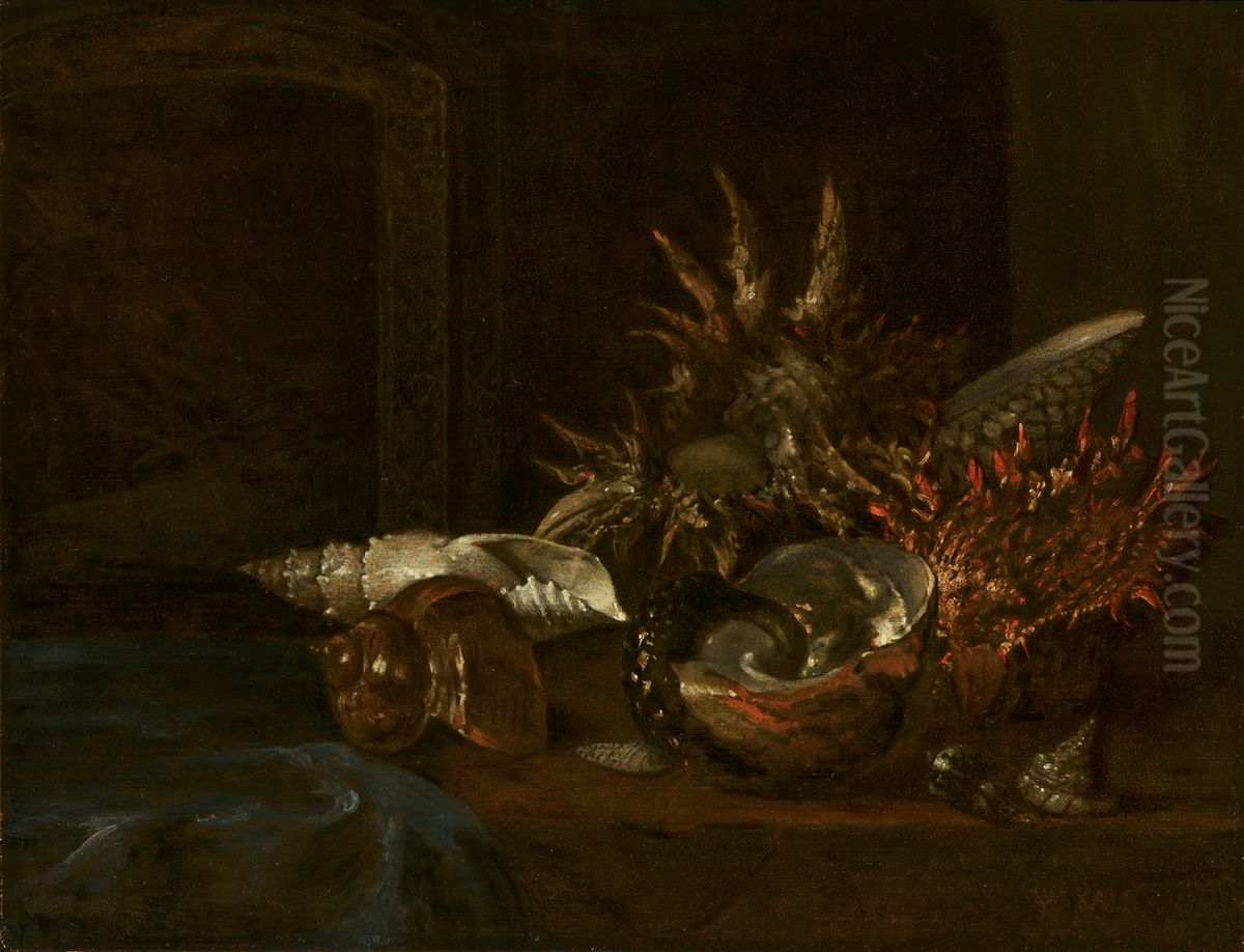 Still Life with Shells Oil Painting by Willem Kalf