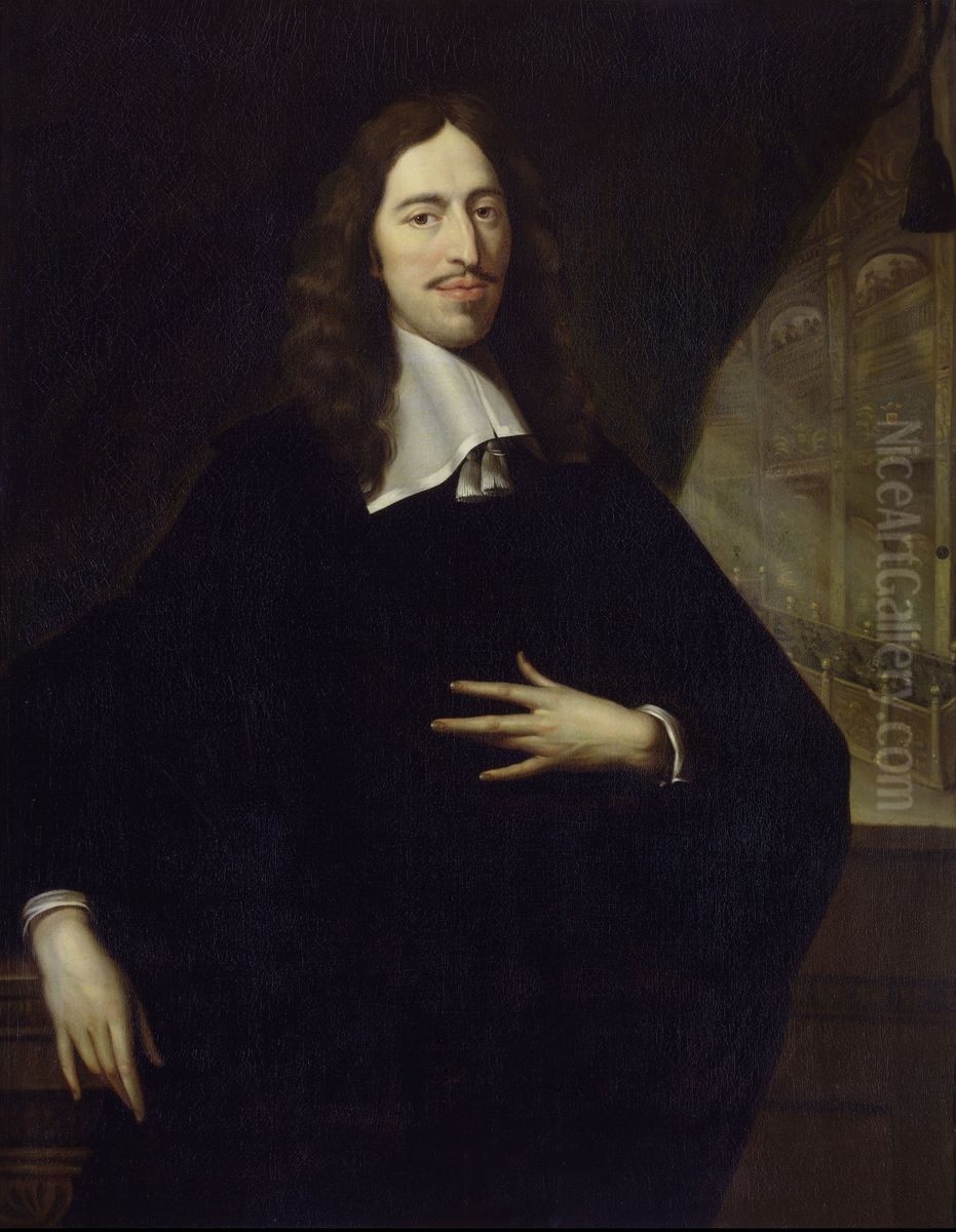 Johan de Witt (1625-1672). Grand Pensionary of Holland Oil Painting by Jan de Baen