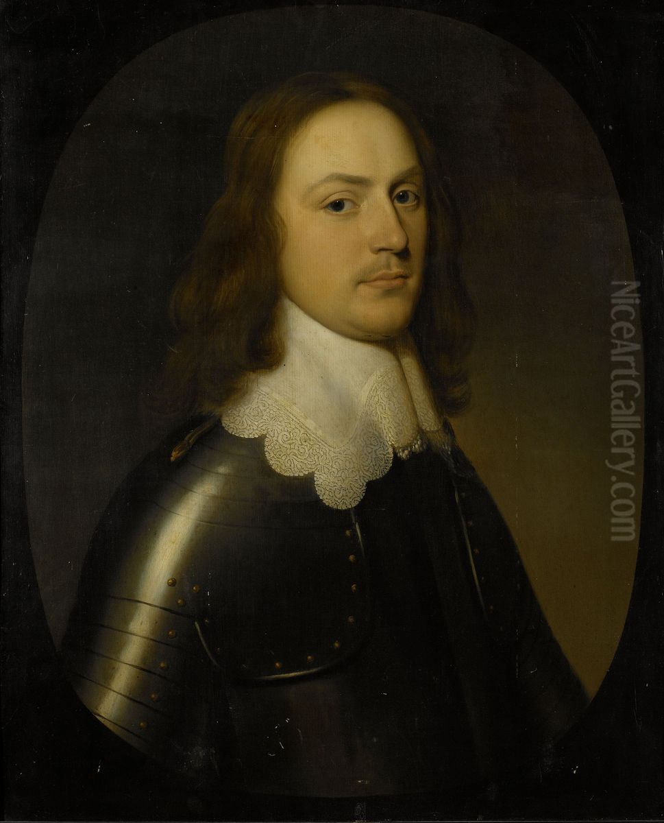 Portrait of an officer Oil Painting by Gerard van Honthorst