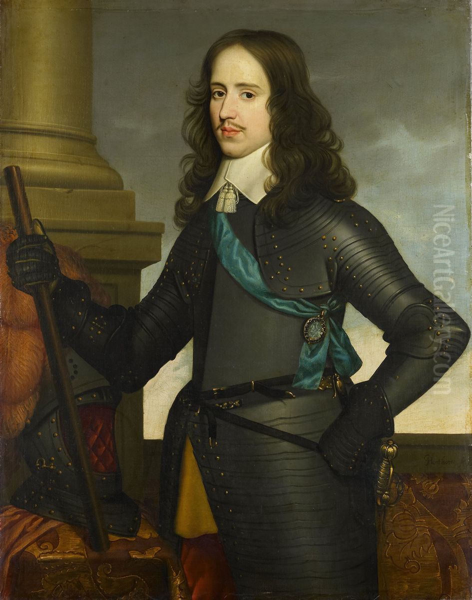 Portrait of Willem II (1626-1650), Prince of Orange Oil Painting by Gerard van Honthorst