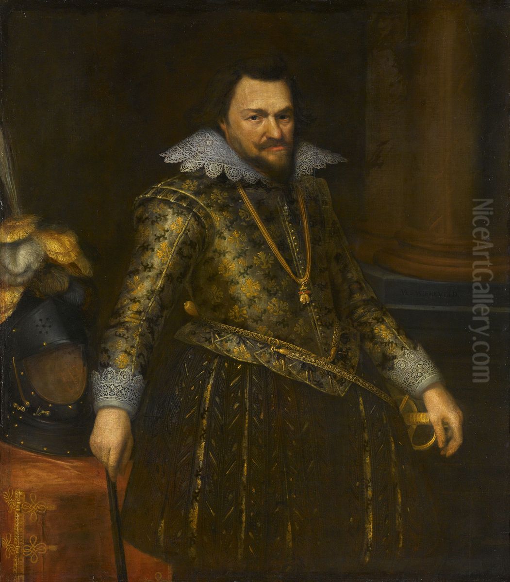 Portrait ofPhilip William, Prince of Orange Oil Painting by Michiel Jansz. van Mierevelt